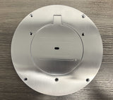 Gared 8 5/8” Chrome Floor Cover Plate - for 3.5" and 4" Sleeves
