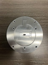 Gared 6 5/8” Chrome Floor Cover Plate