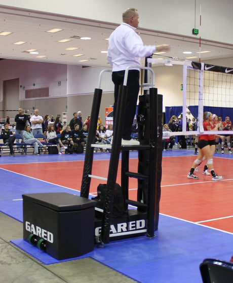 Gared GoCourt Jr One-Court Base Portable Volleyball System with Wheels-2