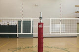 Gared Rallyline Scholastic Aluminum Multi-Sport Two-Court Volleyball System