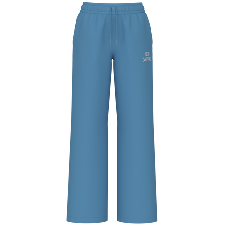 New Balance Women's Sport Linear Graphic Fleece Wide Leg Pants