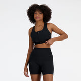 New Balance Women's Sleek Medium Support Pocket Zip Front Bra-2
