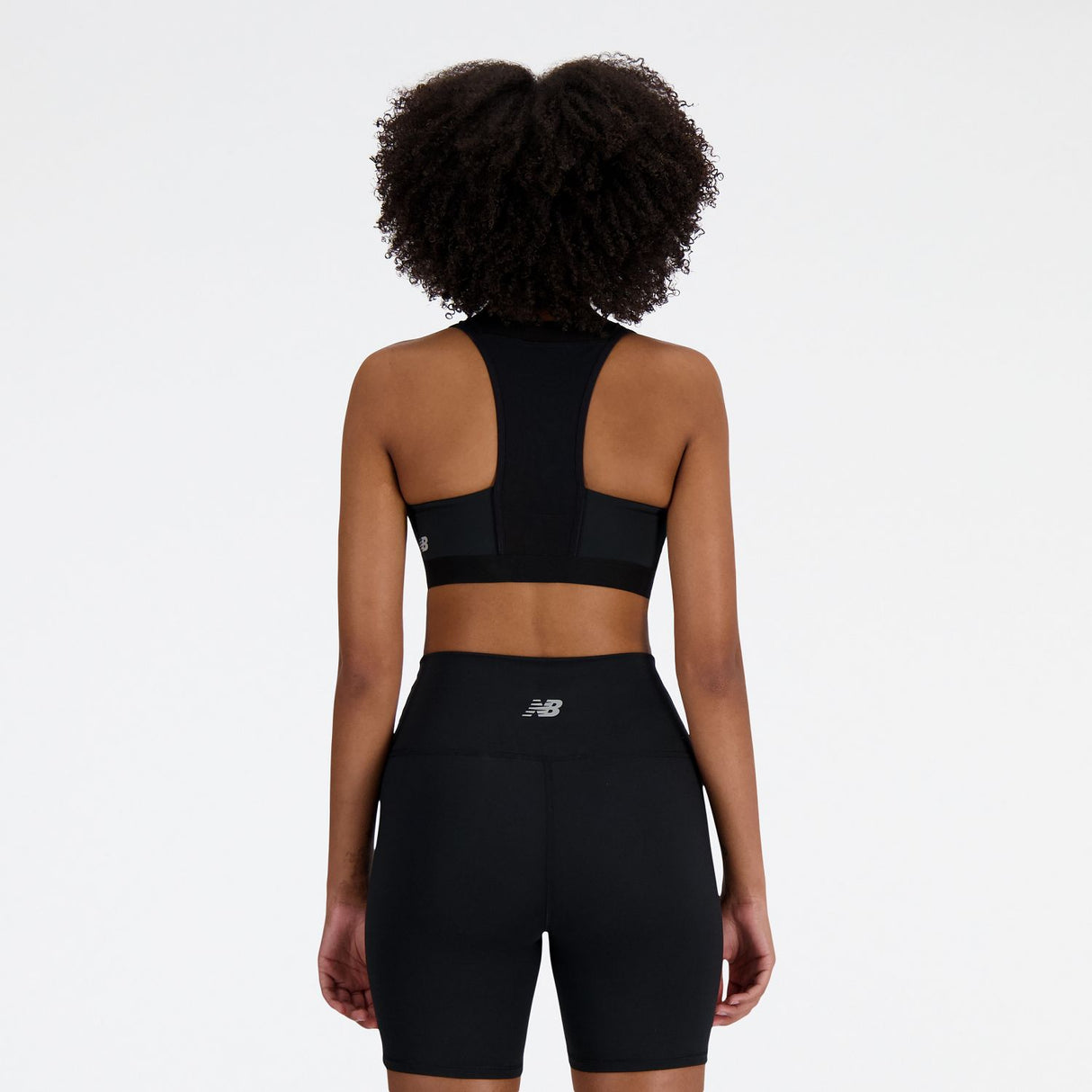 New Balance Women's Sleek Medium Support Pocket Zip Front Bra-5