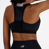 New Balance Women's Sleek Medium Support Pocket Zip Front Bra-7