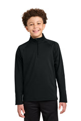 Sport-Tek Youth   Sport-Wick   Stretch 1/4-Zip Pullover YST850