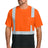 CornerStone Men's   ANSI 107 Class 2 Short Sleeve Mesh Blocked Tee CS205