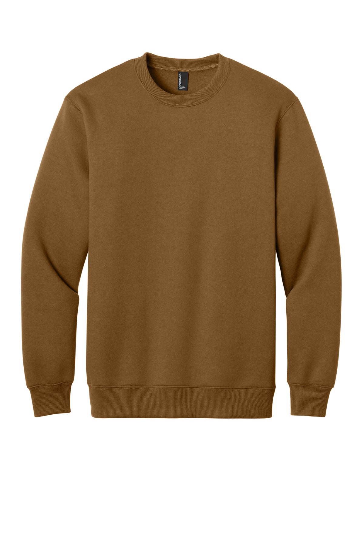 Port & Co Men's   Foundation Fleece Pullover Crewneck Sweatshirt PC107