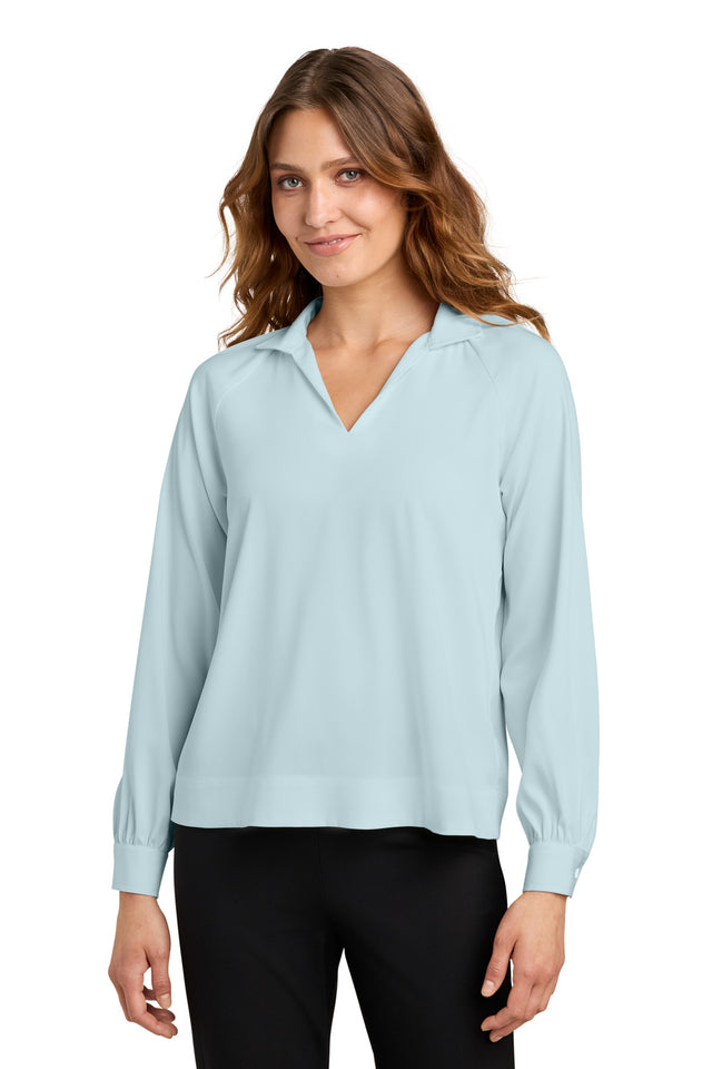 Mercer+Mettle Women's   Long Sleeve Buttery Soft Popover Blouse MM2019