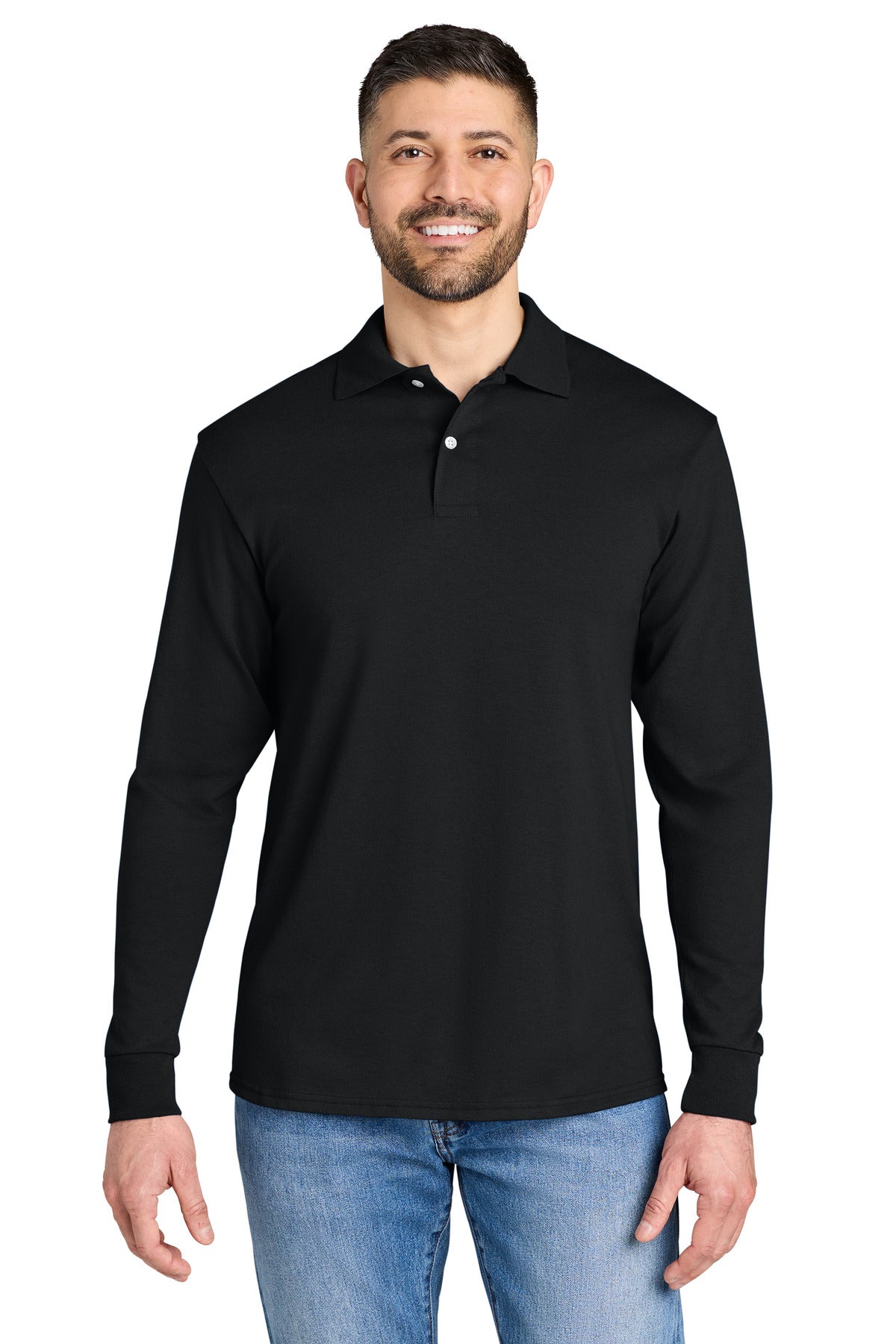 Jerzees Men's   Dri-Power   Long Sleeve Sport Shirt 437LS