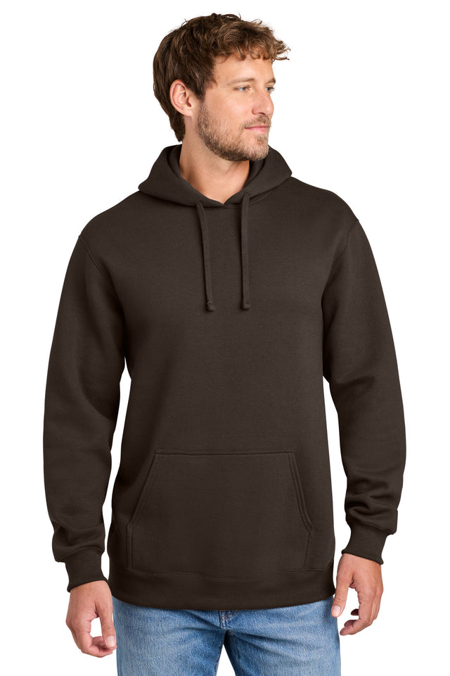 Port & Co Men's   Foundation Fleece Pullover Hooded Sweatshirt PC107H
