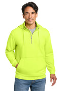 CornerStone Men's   Tough Fleece 1/4-Zip Hoodie CSF633
