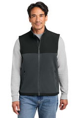 CornerStone Men's   Fleece Overlay Vest CSF751