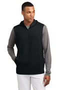 Sport-Tek Men's   Sport-Wick   Stretch Sleeveless Hooded 1/4-Zip ST858