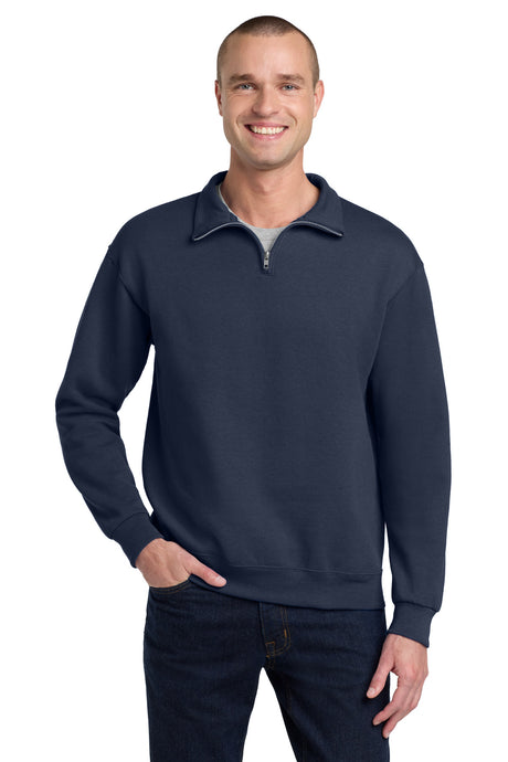 Jerzees Men's NuBlend 1/4-Zip Cadet Collar Sweatshirt Mens Apparel Sweatshirts & Fleece