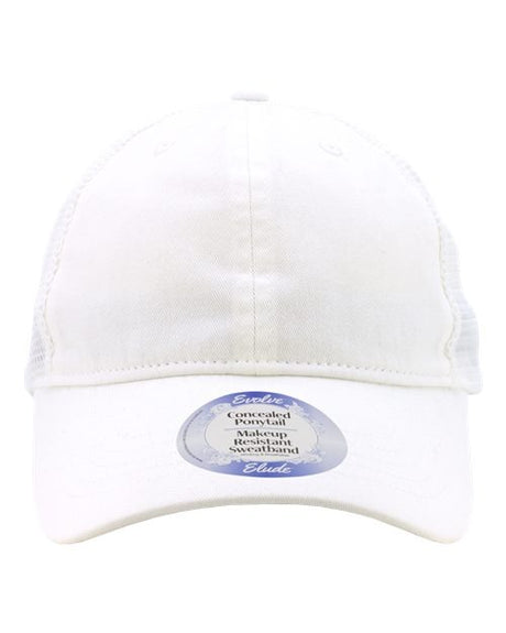 Infinity Her Women's Peached Twill Mesh Back Cap-1