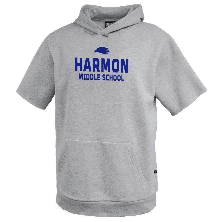 Pennant Sportswear Youth Fleece Short Sleeve Hoodie-2