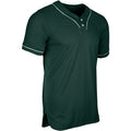 Champro Men's Heater Two Button Piped Baseball Jersey