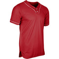 Champro Youth Heater Two Button Piped Baseball Jersey