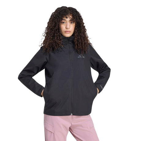 adidas Women's Terrex Multi Essentials 2 Layer Climaproof Rain Jacket-2
