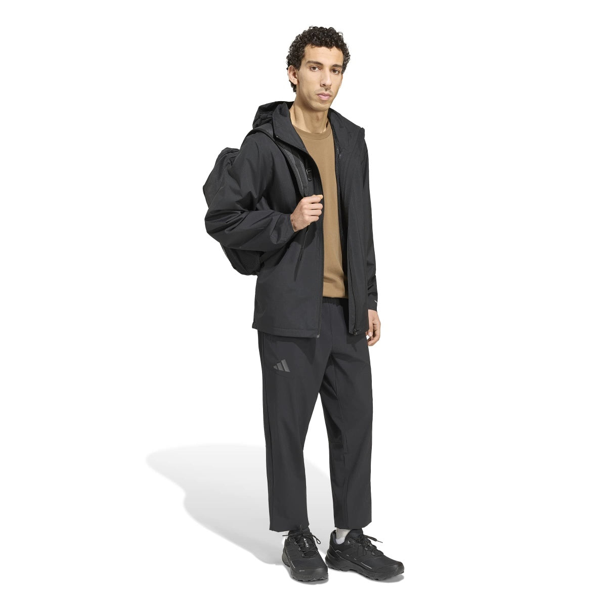 adidas Men's Terrex Multi Essentials 2 Layer Rain Jacket-3