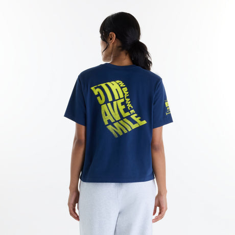 New Balance Women's 5th Ave Mile Graphic T Shirt-2