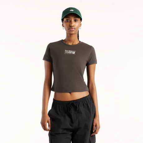 New Balance Women's Trackside Ringer T-Shirt-1