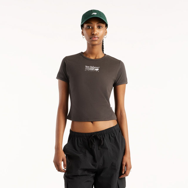 New Balance Women's Trackside Ringer T-Shirt-1