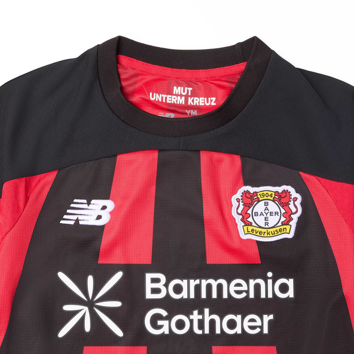New Balance Youth Bayer 04 26/27 Home Short Sleeve Soccer Jersey-3