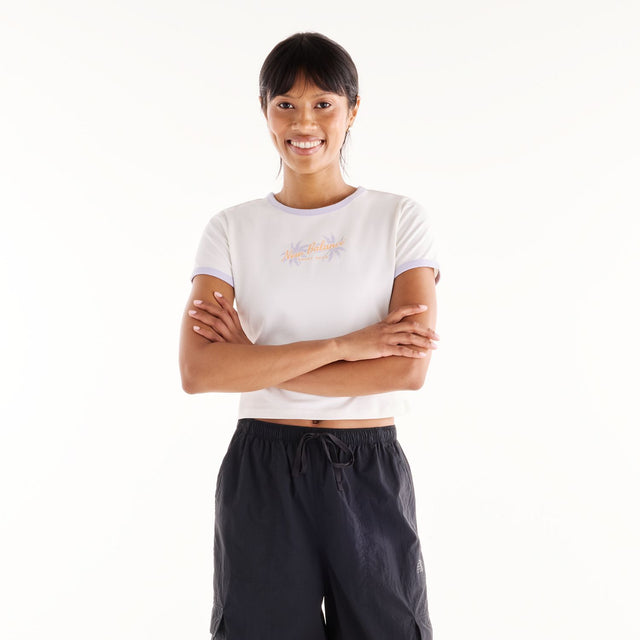 New Balance Women's Yacht Club Ringer T-Shirt-1