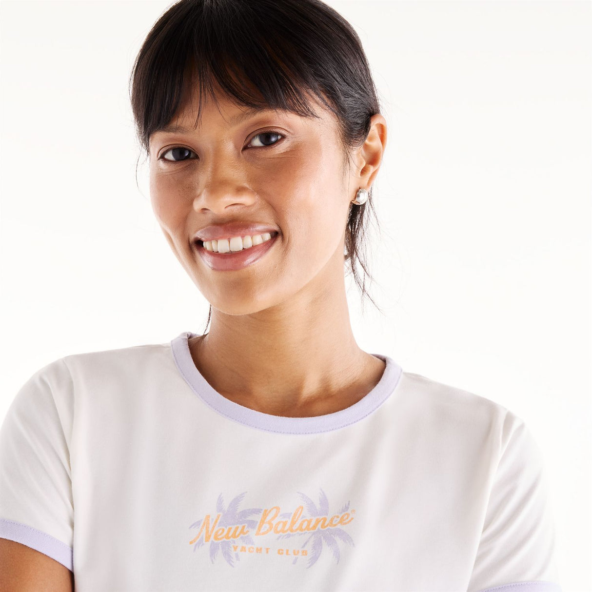 New Balance Women's Yacht Club Ringer T-Shirt-3