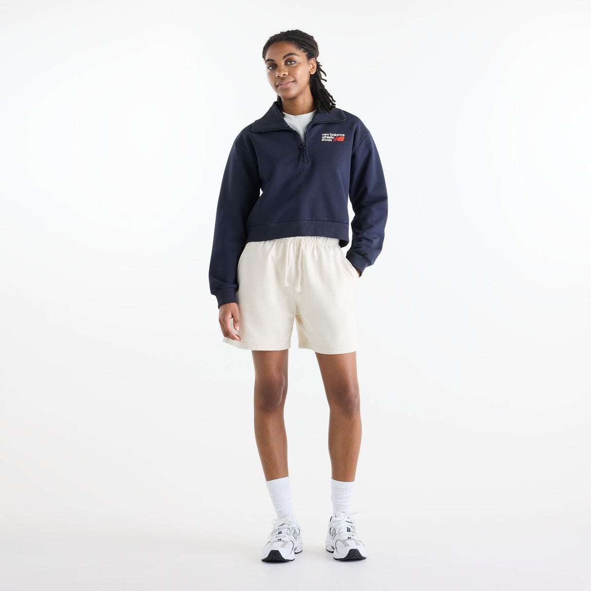 New Balance Women's Athletics Premium Logo Half Zip-6