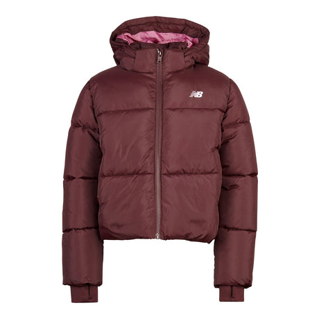New Balance Girls' Wide Baffle Puffer Coat-1