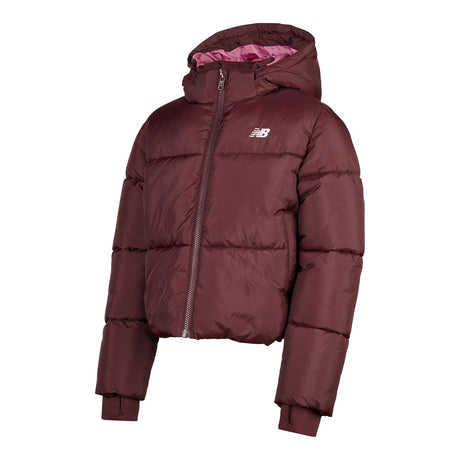 New Balance Girls' Wide Baffle Puffer Coat-2