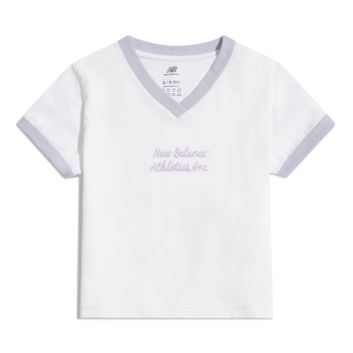 New Balance Girls' Ringer T-Shirt-1