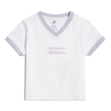 New Balance Girls' Ringer T-Shirt-1