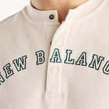 New Balance Men's Shohei French Terry Henley Neck Top-4