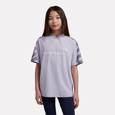 New Balance Girls' Digitized Football T-Shirt-1