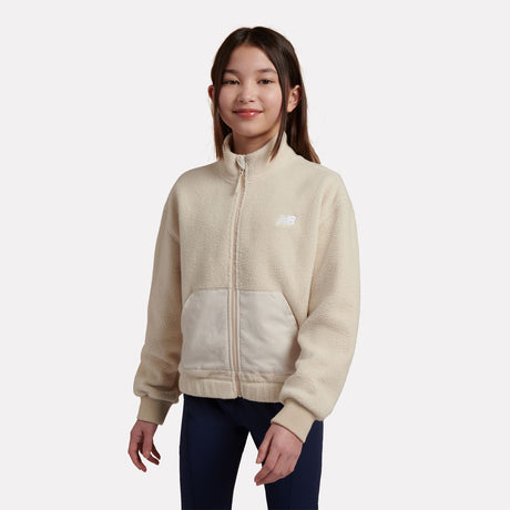 New Balance Girls' Fleece Jacket-1