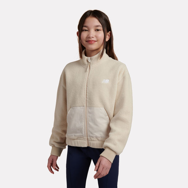 New Balance Girls' Fleece Jacket-1