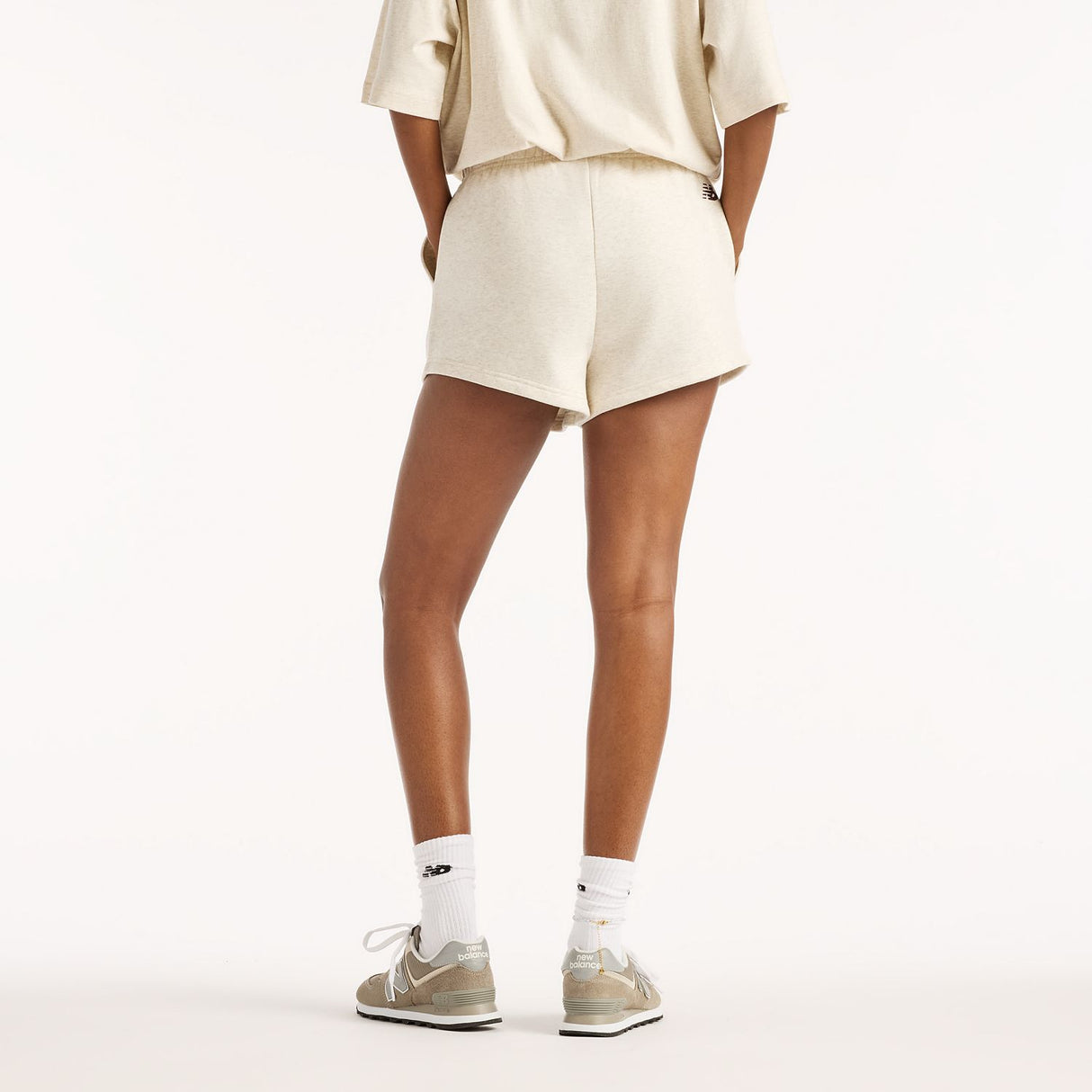 New Balance Women's Trackside Fleece Shorts-2