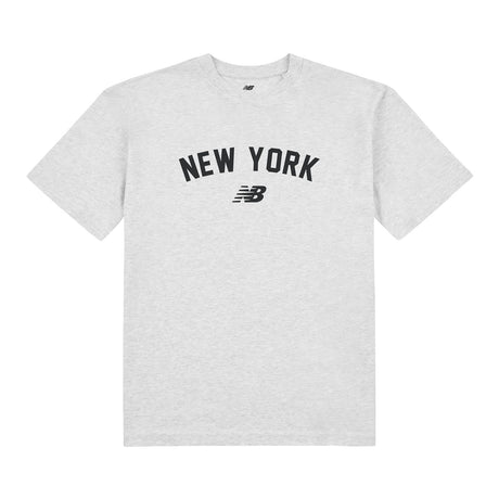 New Balance Women's New York City Cropped Logo T-Shirt-1