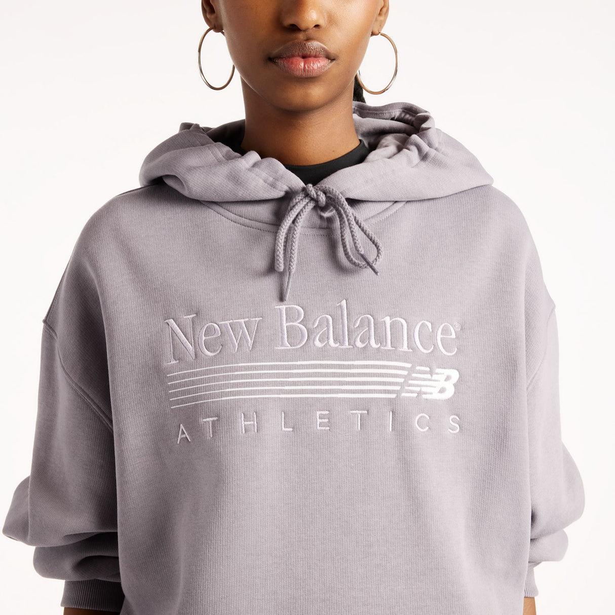 New Balance Women's Trackside Fleece Hoodie-3