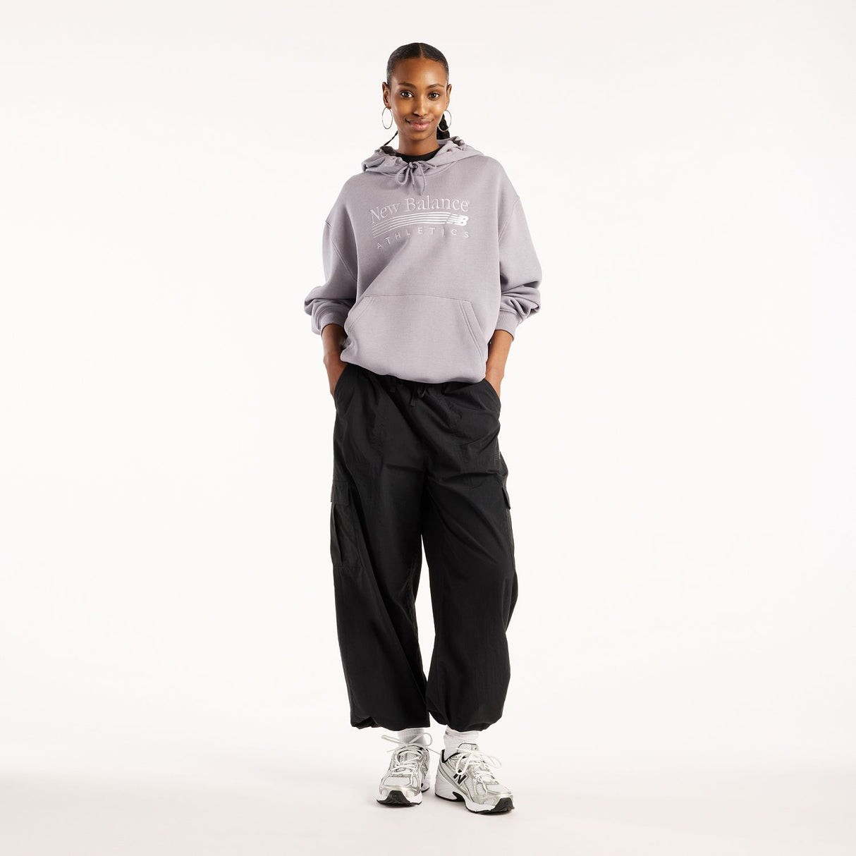 New Balance Women's Trackside Fleece Hoodie-5