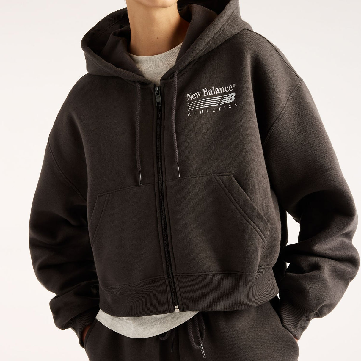 New Balance Women's Trackside Fleece Full Zip-3