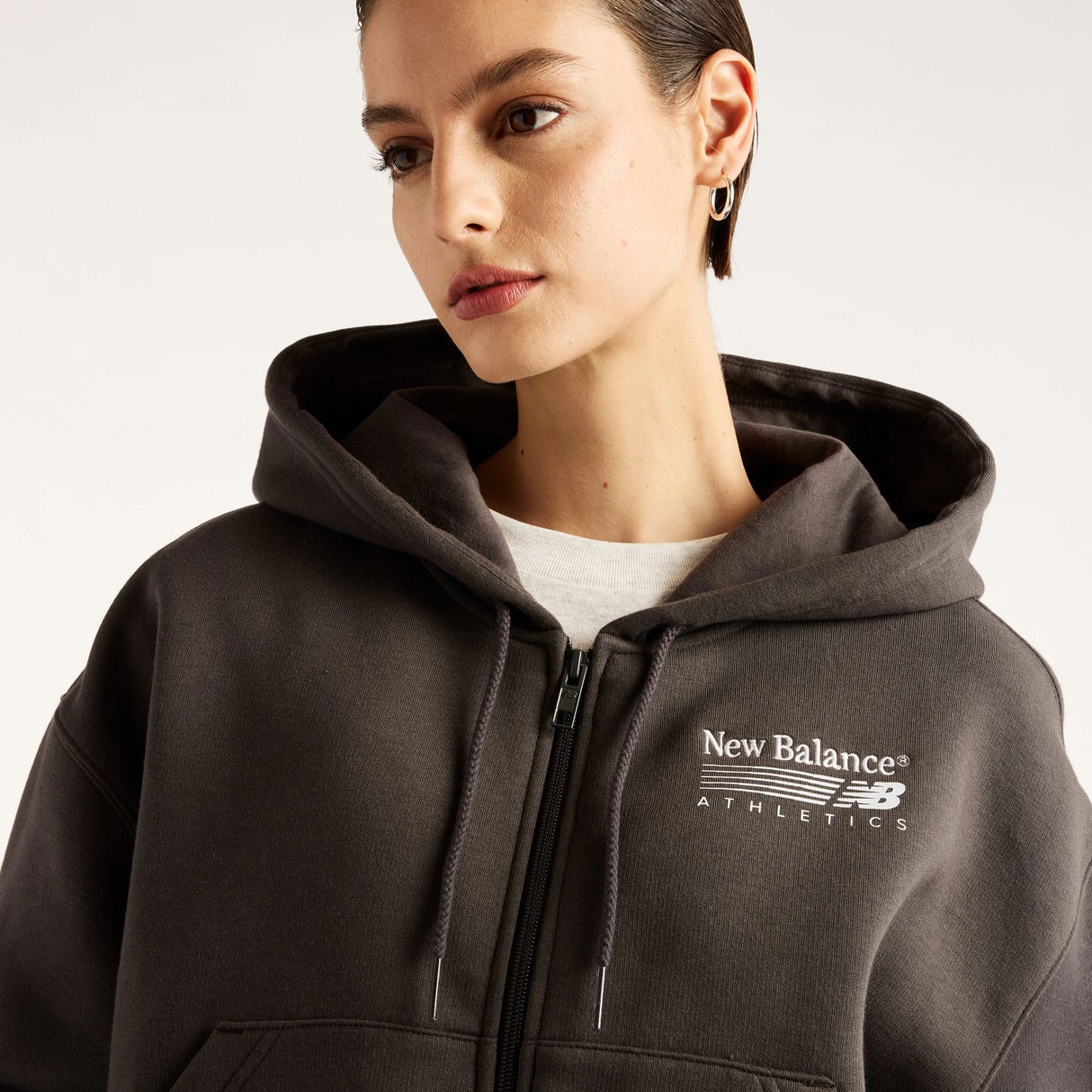 New Balance Women's Trackside Fleece Full Zip-5