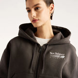 New Balance Women's Trackside Fleece Full Zip-5