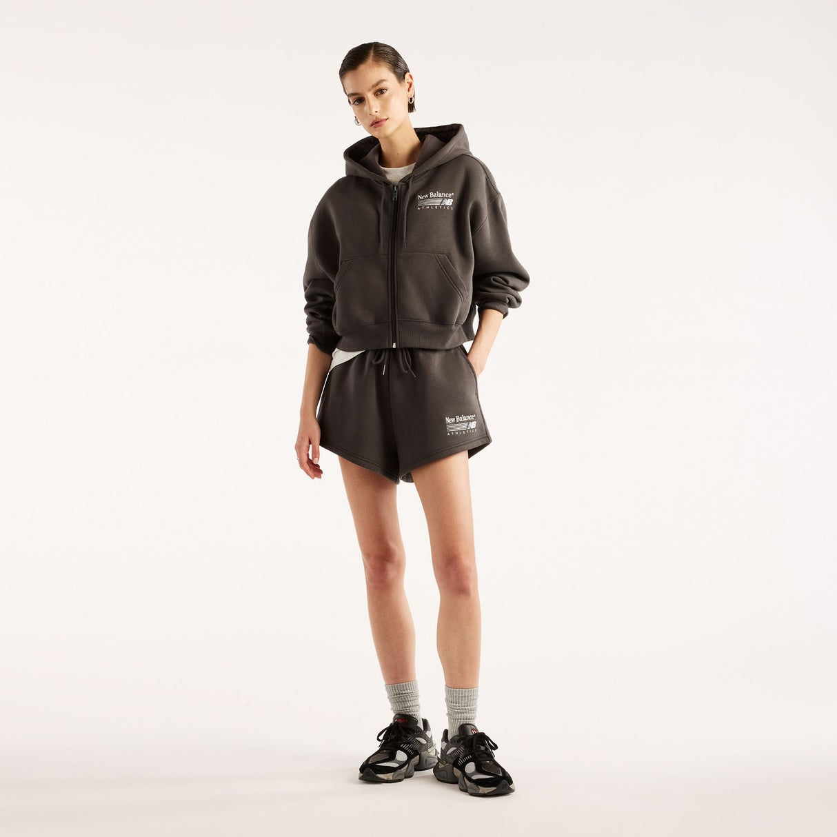 New Balance Women's Trackside Fleece Full Zip-6