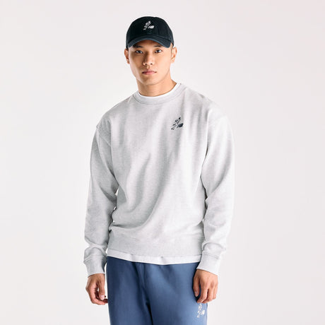 New Balance Men's Shohei Logo French Terry Crewneck-1