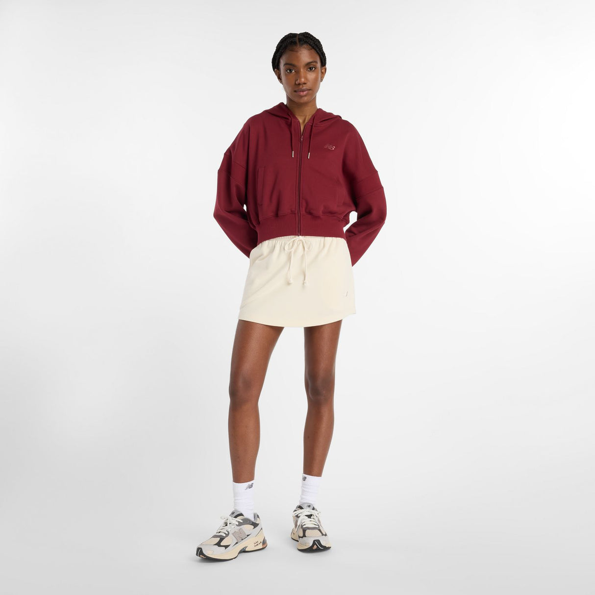 New Balance Women's French Terry Full Zip-1