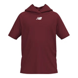 New Balance Boys' Short Sleeve Athletics Hoodie-1